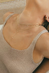 10K Gold 1.5mm Diamond Cut Ball Necklace