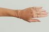 14K Gold Diamond Teardrop Cuff Bangle