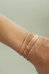 10K Gold Mirror Link Chain Bracelet