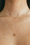 10K Gold Rounded Star of David Pendant