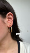 2mm Gold Tube Hoop Earrings