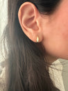 10K Gold Teardrop Stud Earrings