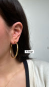 Gold 3mm Tube Hoop Earrings