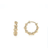 10K Gold Thick Bamboo Hoops