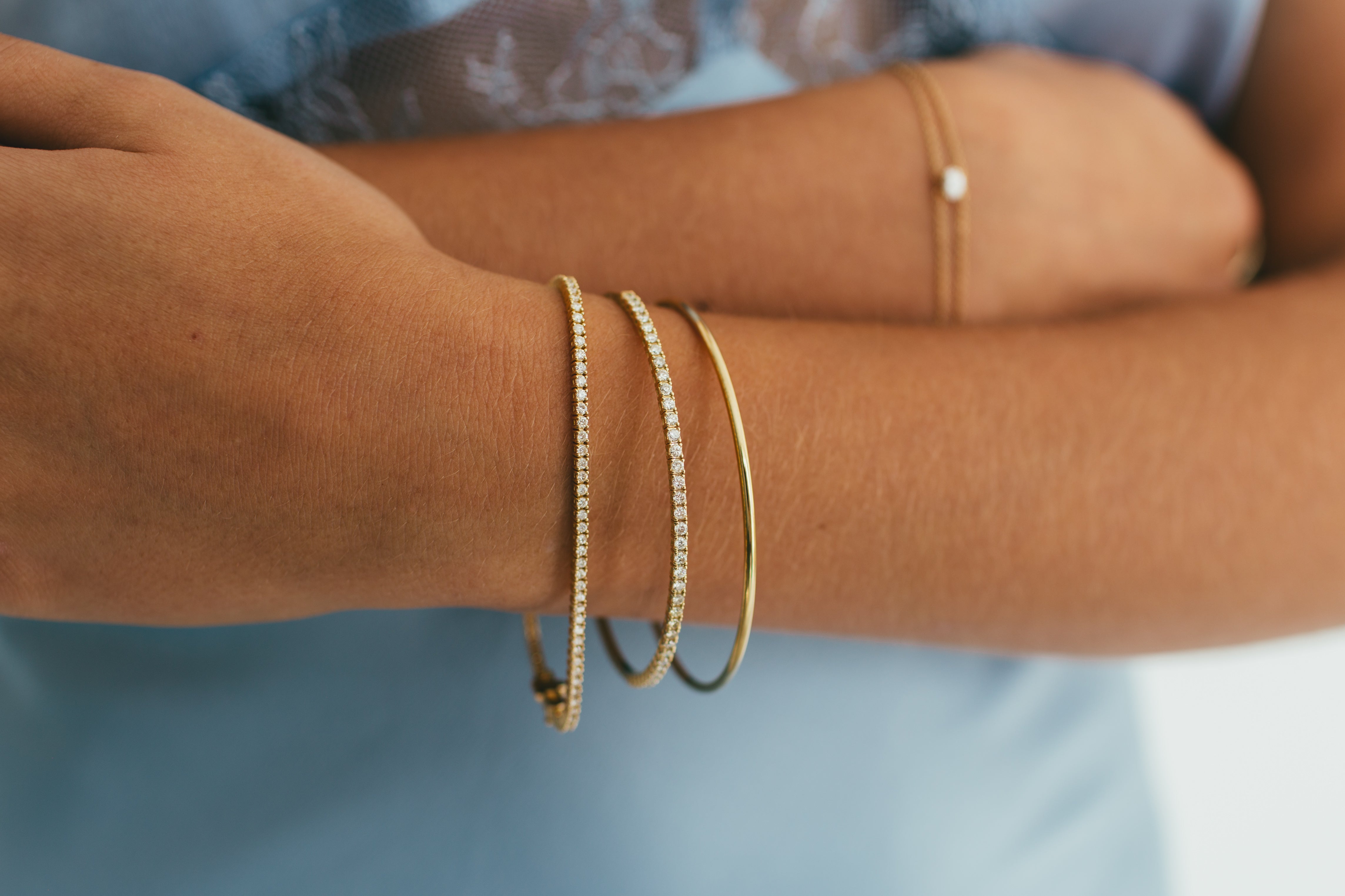 Diamond Flex Bangle
