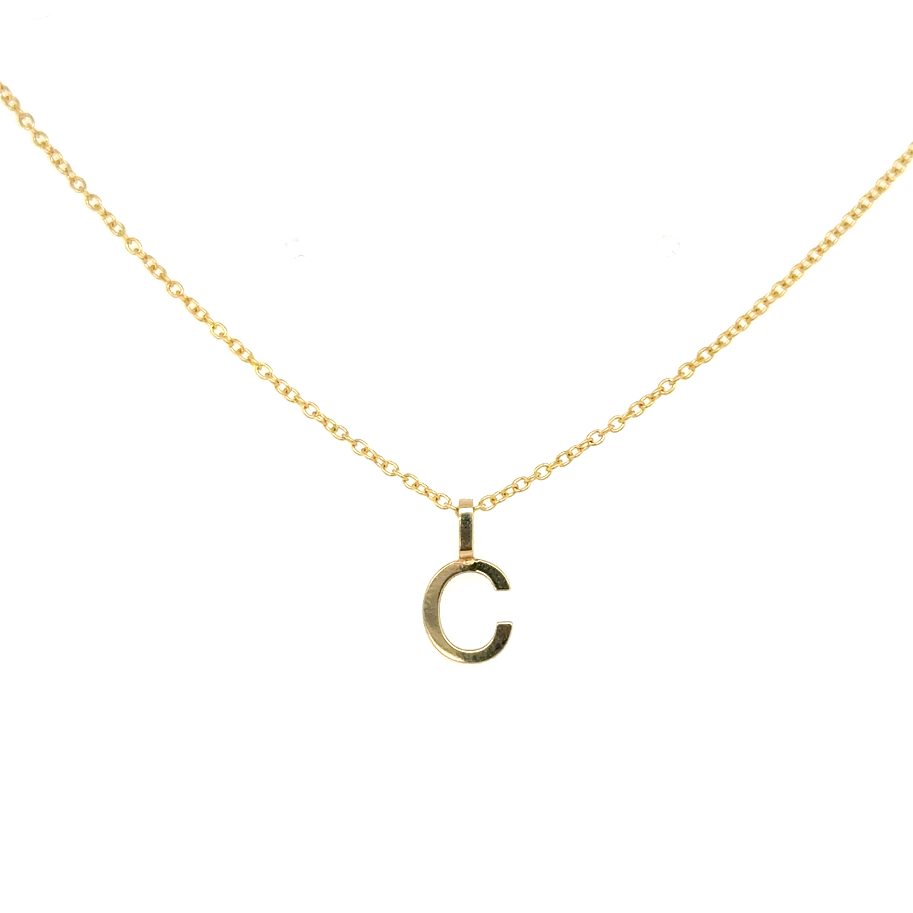 10K Gold Initial Charm