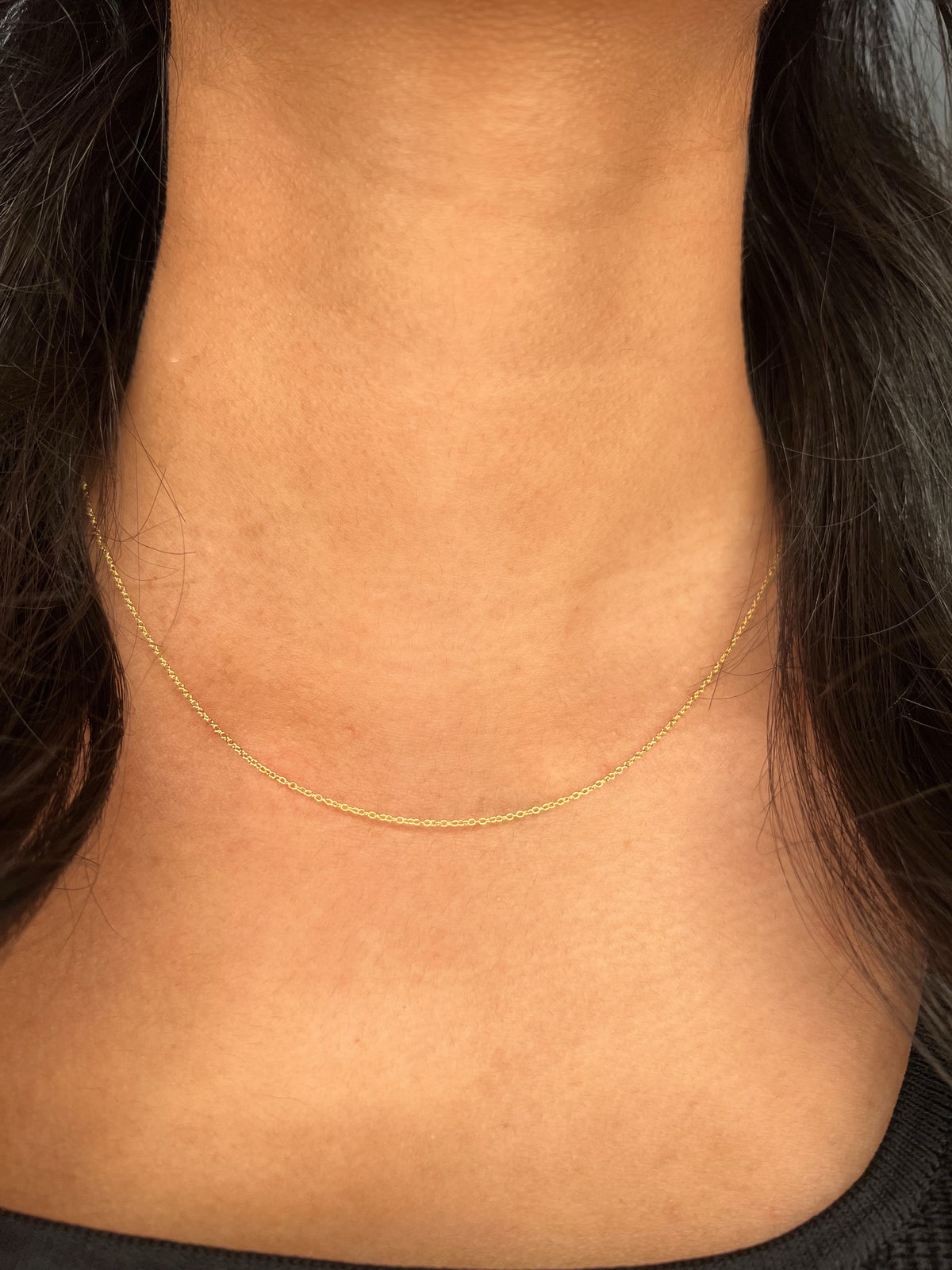 Gold Classic Cable Link Chain