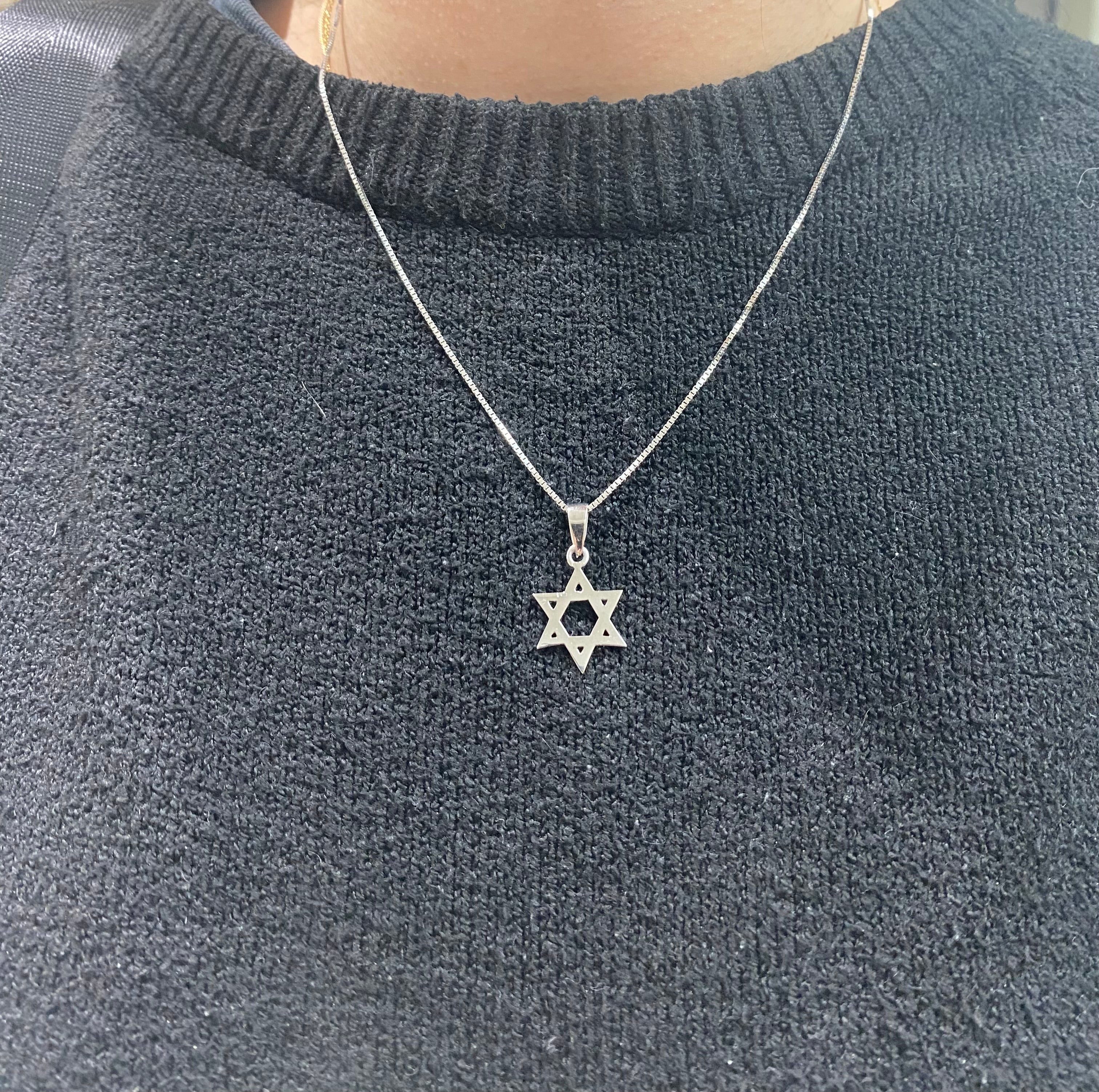 Gold Star of David Charm