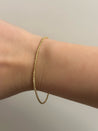 10 Karat Gold Shiny Bead Bracelet