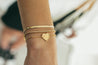 14 Karat Gold Herringbone Bracelet