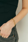 10 Karat Gold Shiny Bead Bracelet