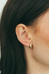 10K Gold Teardrop Stud Earrings
