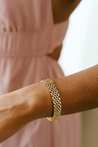 10K Gold Large Panther Bracelet
