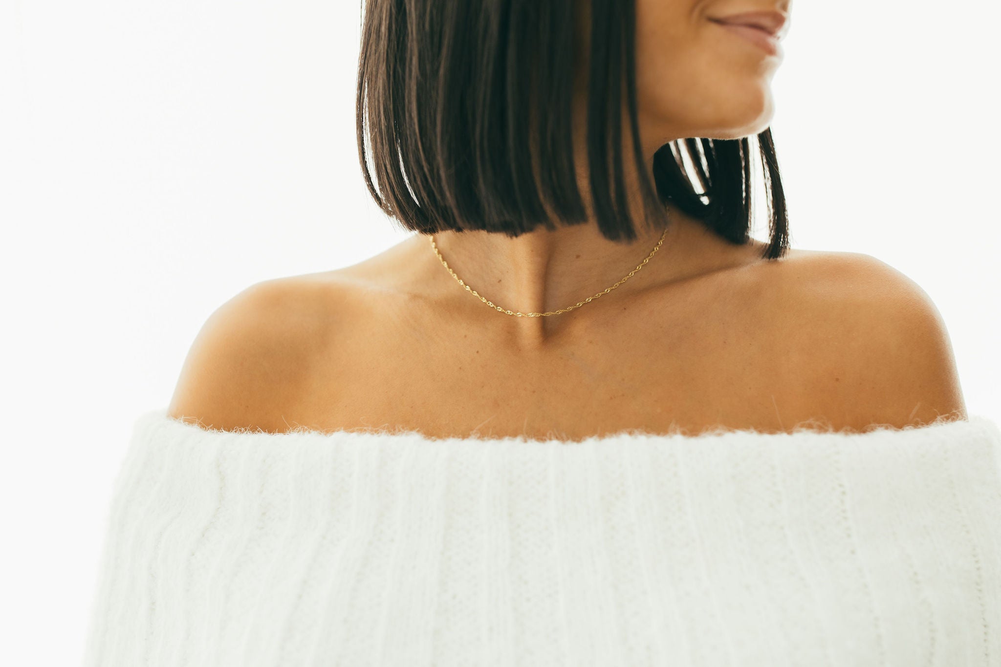 JJ x Chantel Carreira Twisted Gold Layering Necklace - Jessica Jewellery