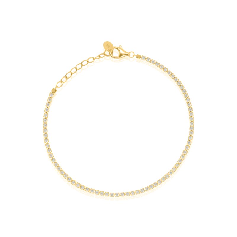 Lab-Grown Diamond Adjustable Tennis Bracelet