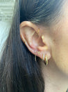 Mini Gold Chai Stud Earrings