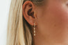 Multi Shape Diamond Bezel Huggie Earrings