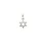 Small White Gold Star of David Charm - Jessica Jewellery