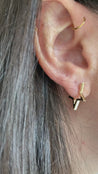 Gold Star Huggie Earrings