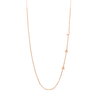 14K Gold Asymmetrical Initial Necklace