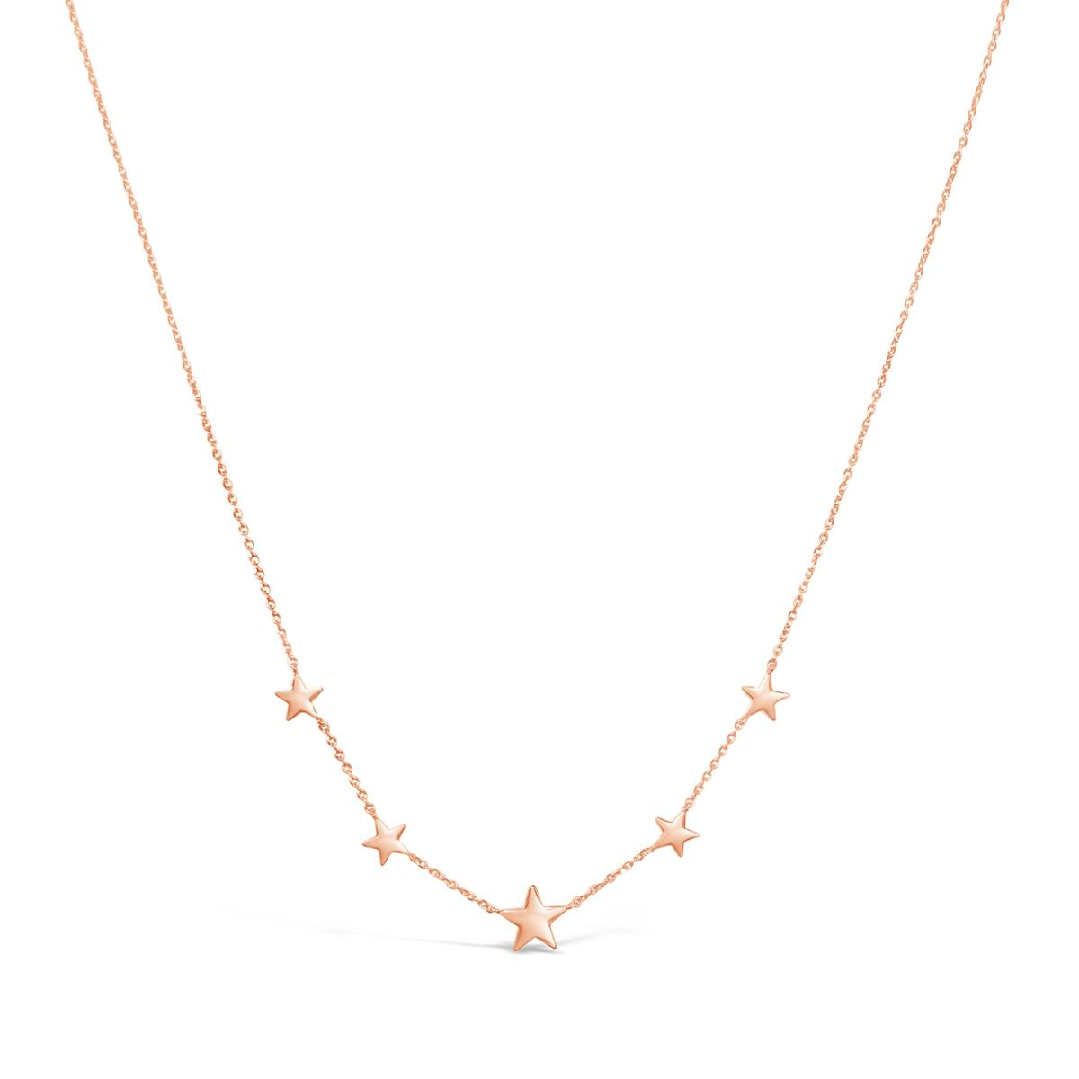 Jessica Jewellery's Petite Star Necklace in a subtle gold finish.
