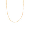 10 Karat Gold Paperclip Necklace