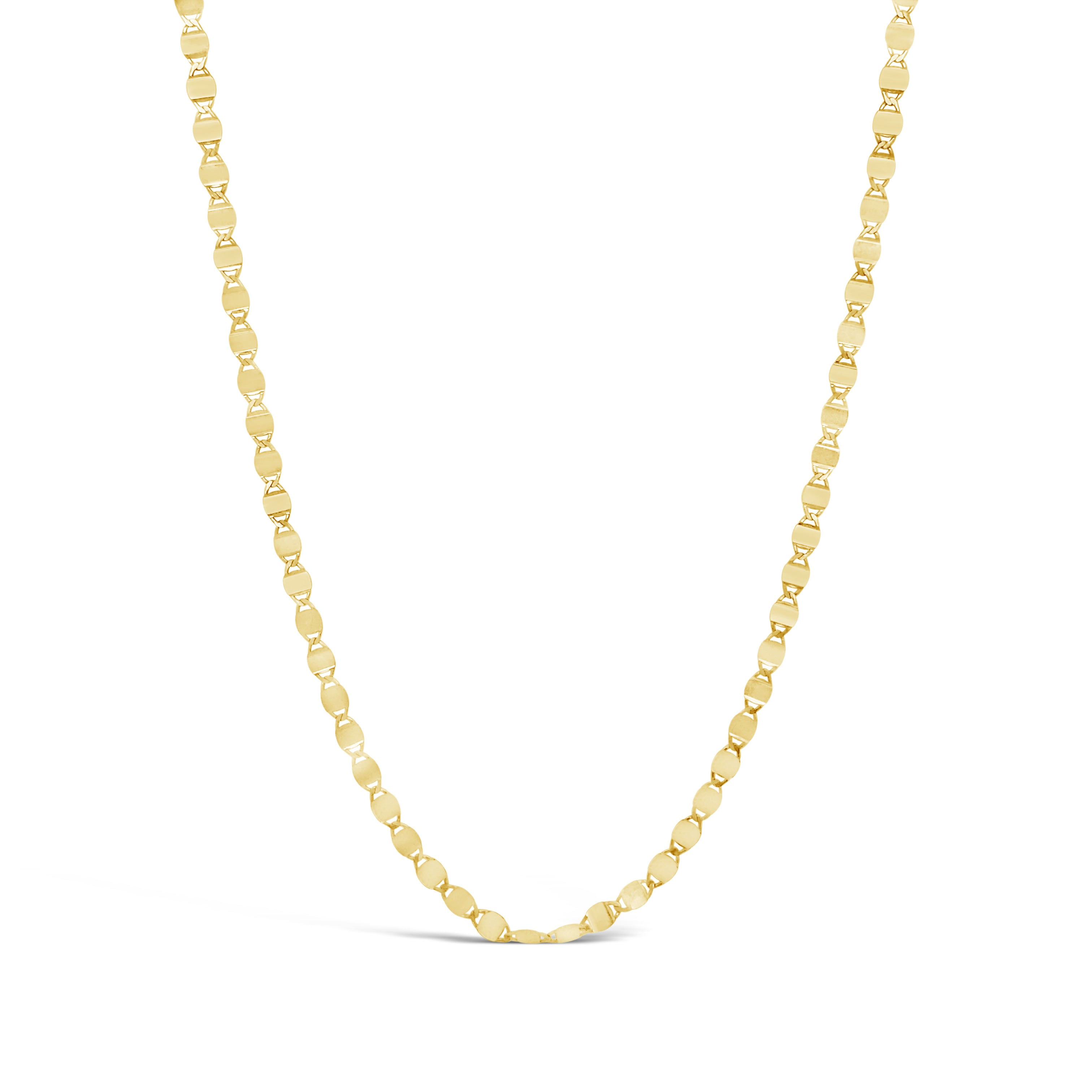 Jessica Jewellery's Flat Mirror Choker in polished gold finish