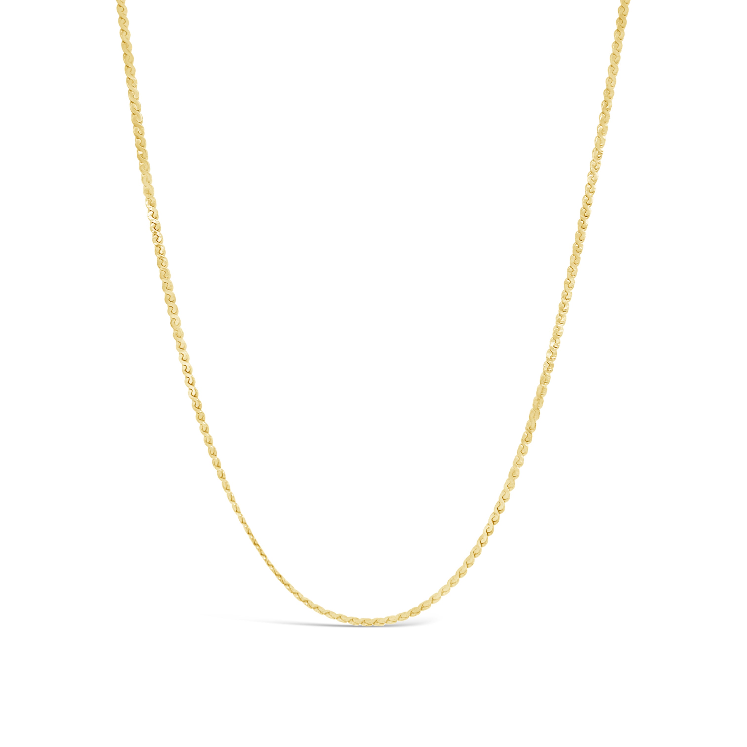 10K Gold Serpentine Chain