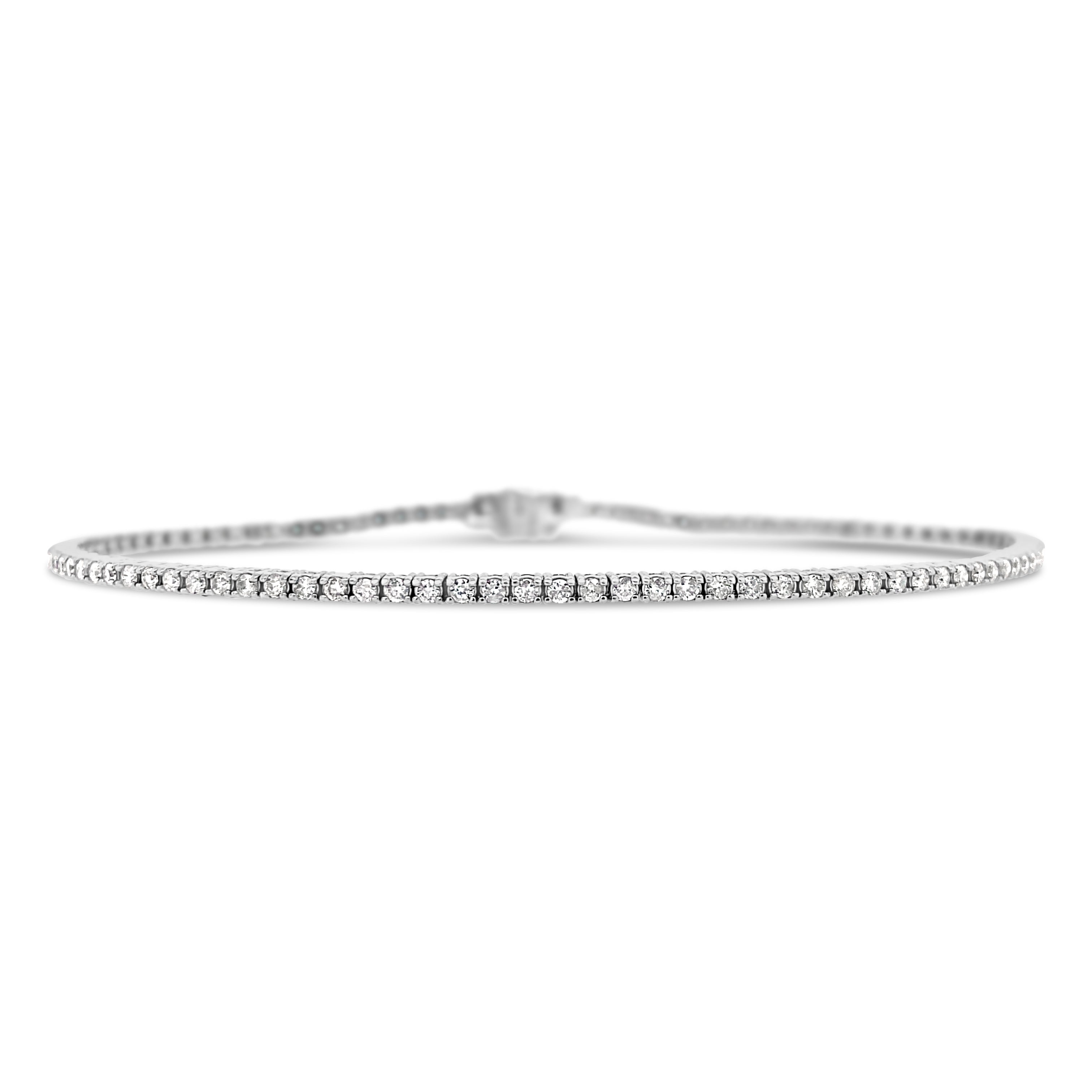 14K Gold Mini Diamond Tennis Bracelet