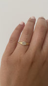 Mini Diamond Signet Ring