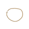 4mm Gold Beaded Bracelet