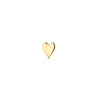 Single Gold Heart Stud