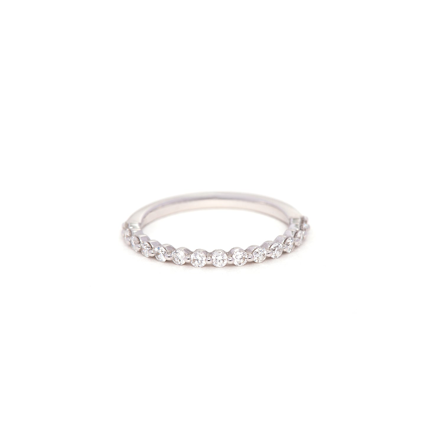 14K Gold Single Prong Diamond Ring