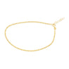 Flat Mirror Link Gold Anklet