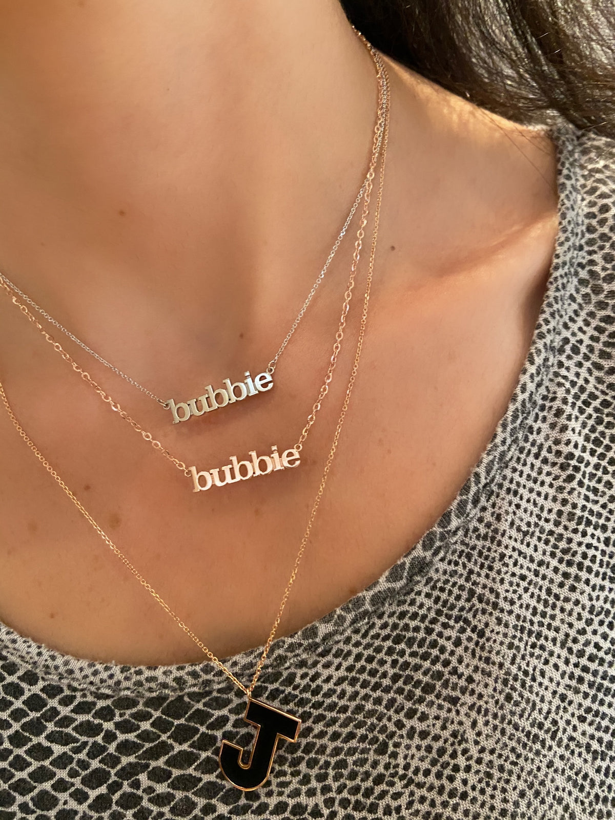 Gold Cursive Name Necklace