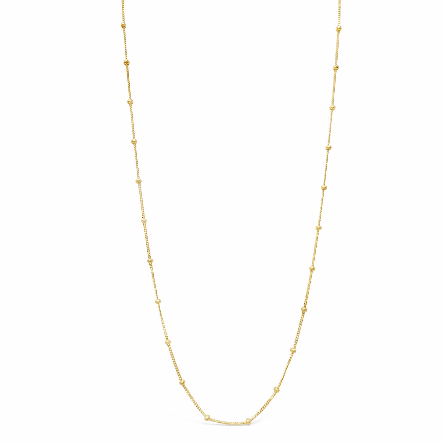 10K Gold Spaced Bead Chain