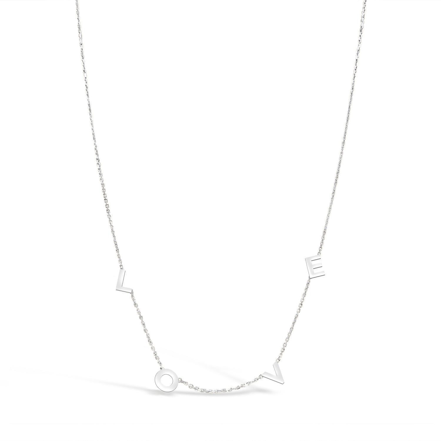 14K Gold Centered Initial Necklace