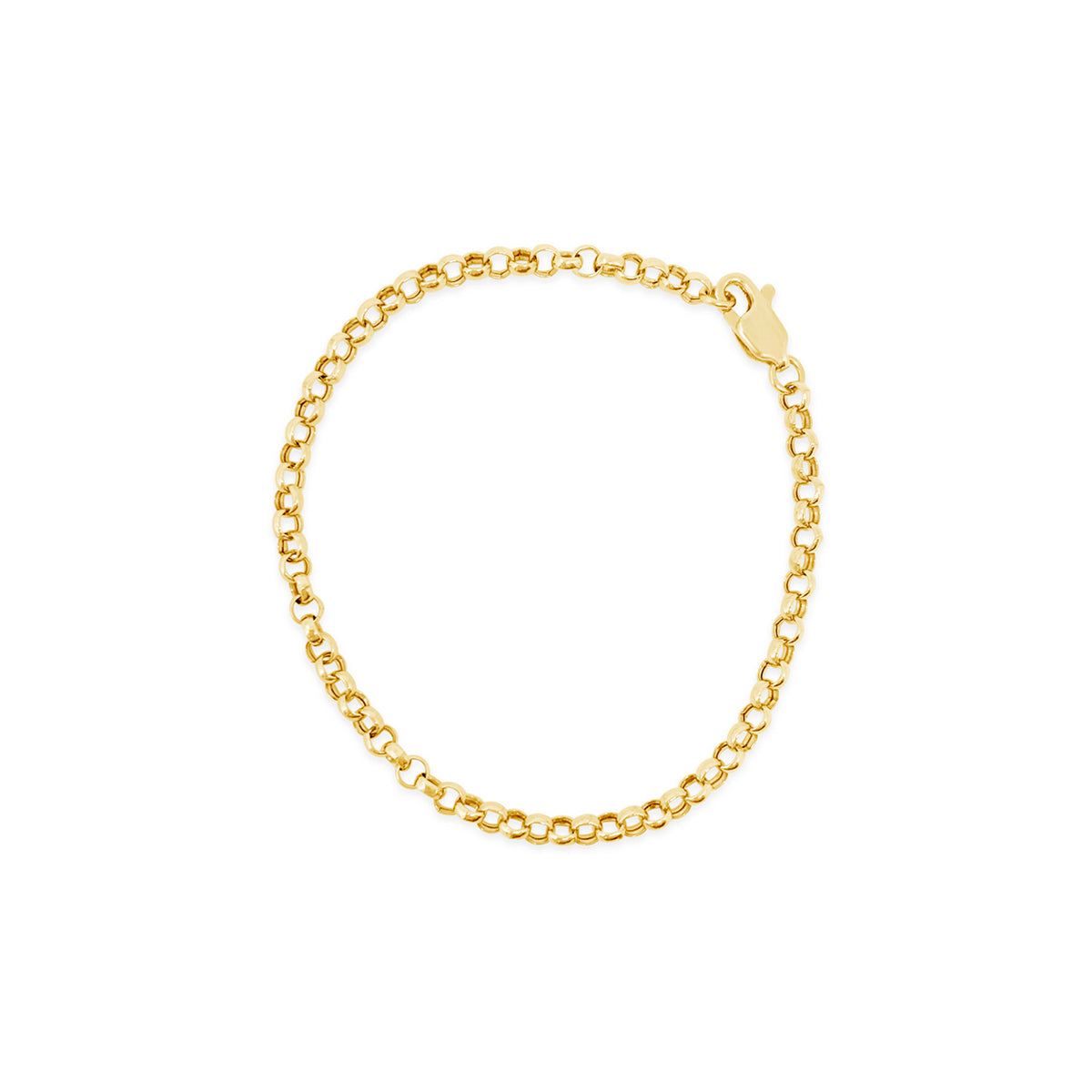 10K Gold Rolo Bracelet