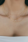 Bezel Set Heart Diamond Necklace