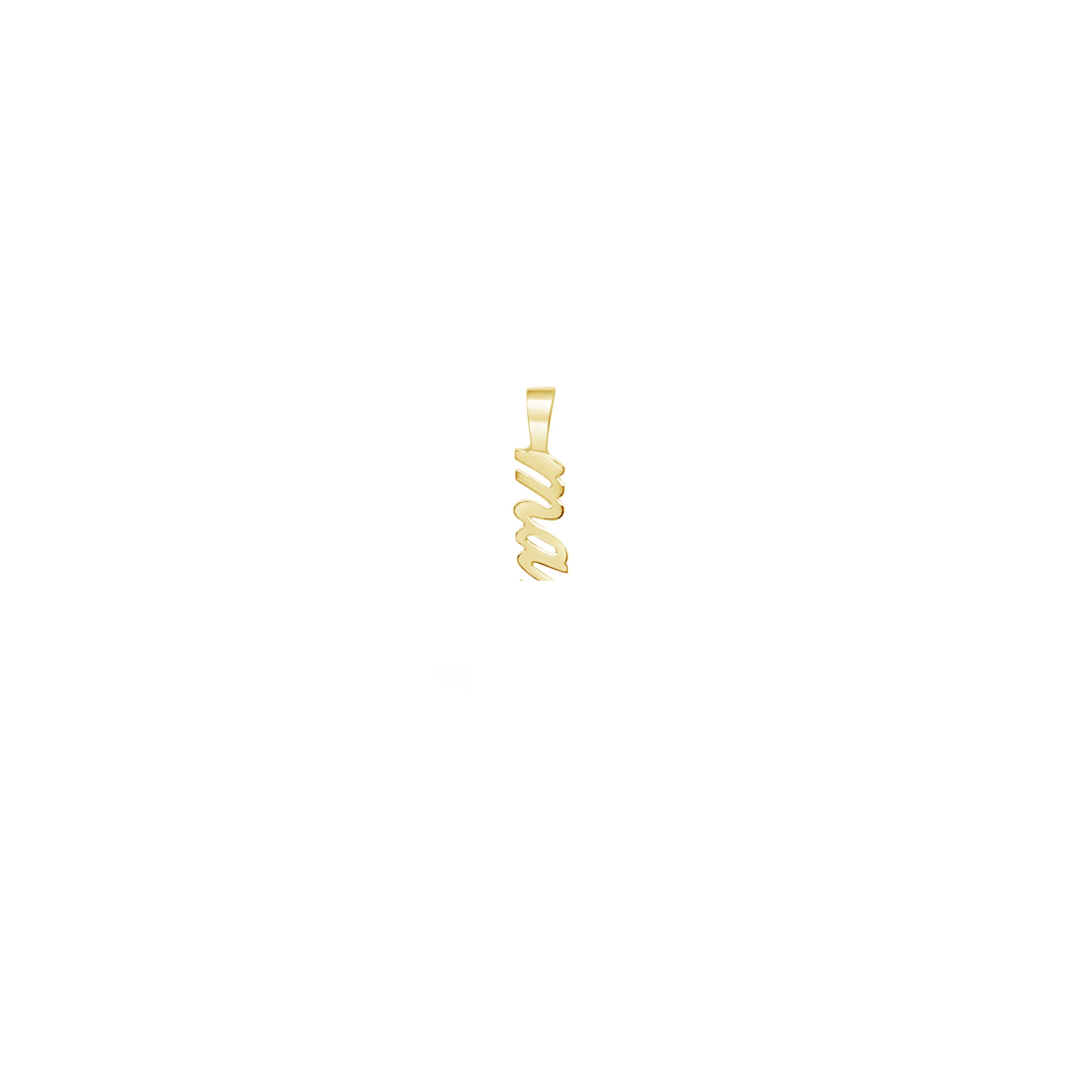Gold Personalized Name or Word Charm