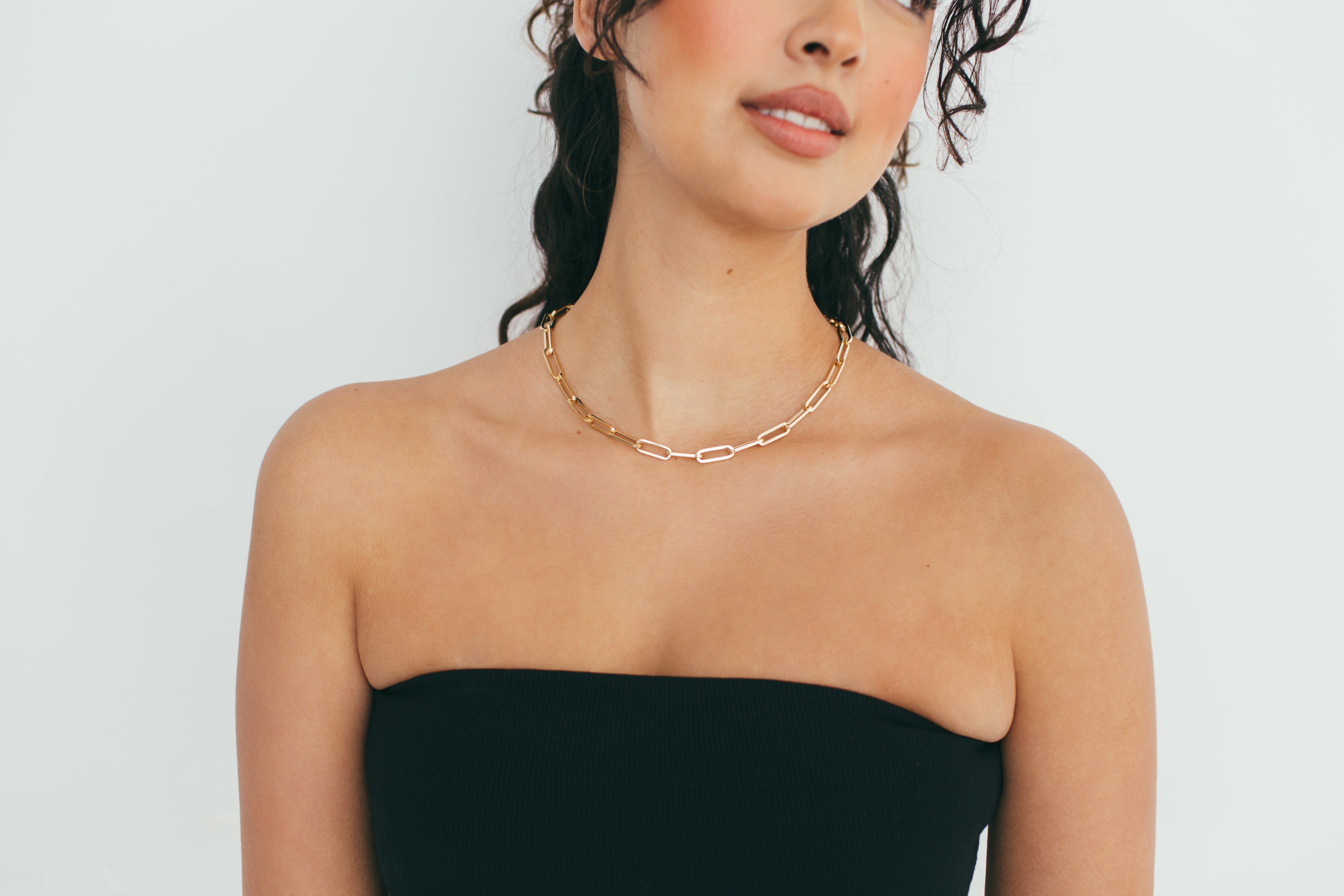 10K Gold Chunky Large Paperclip Chain