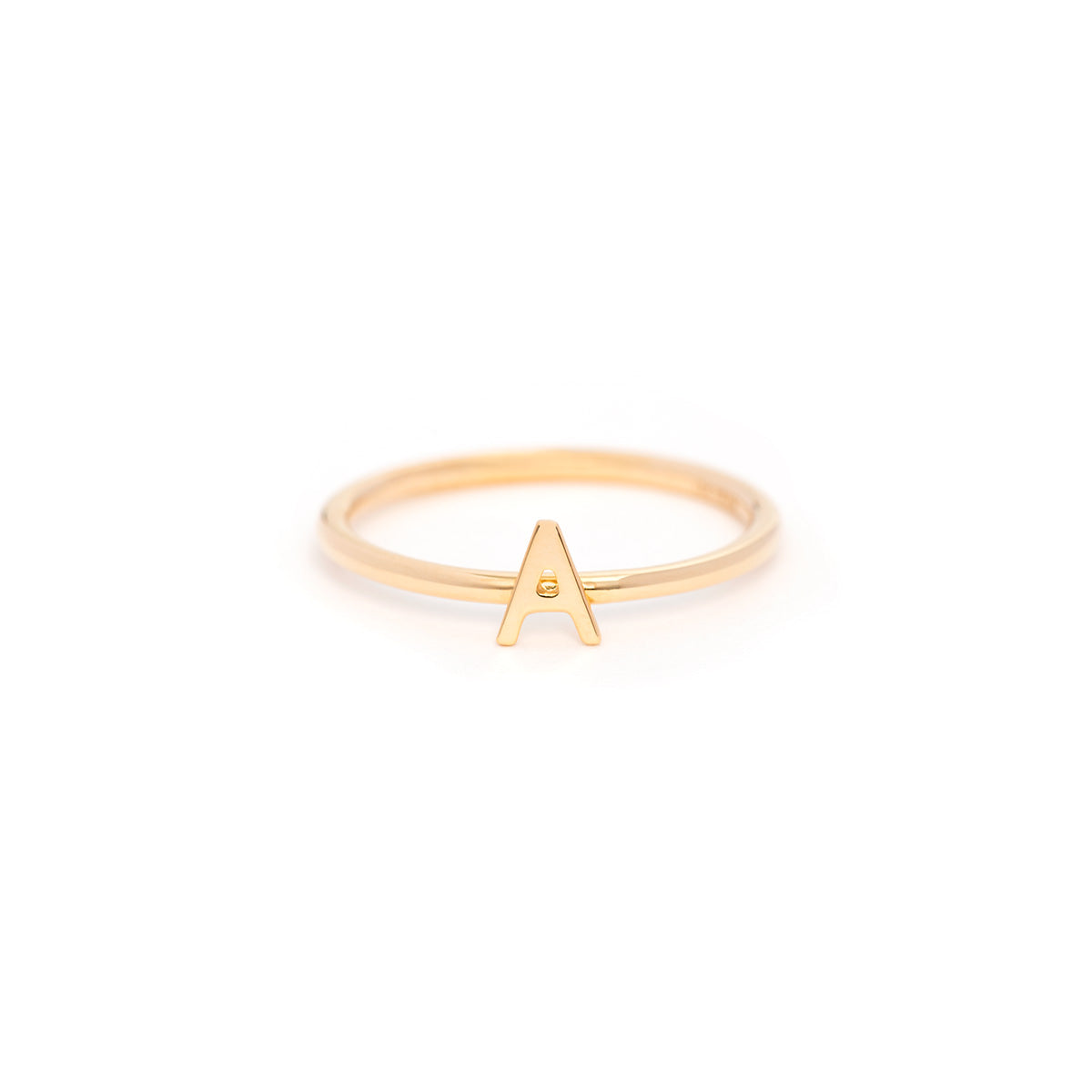 Gold Initial Ring