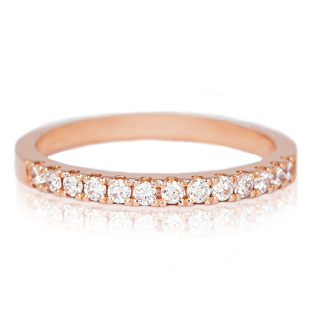 Pave sale gold band