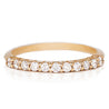Jessica Jewellery yellow gold raised diamond ring. 