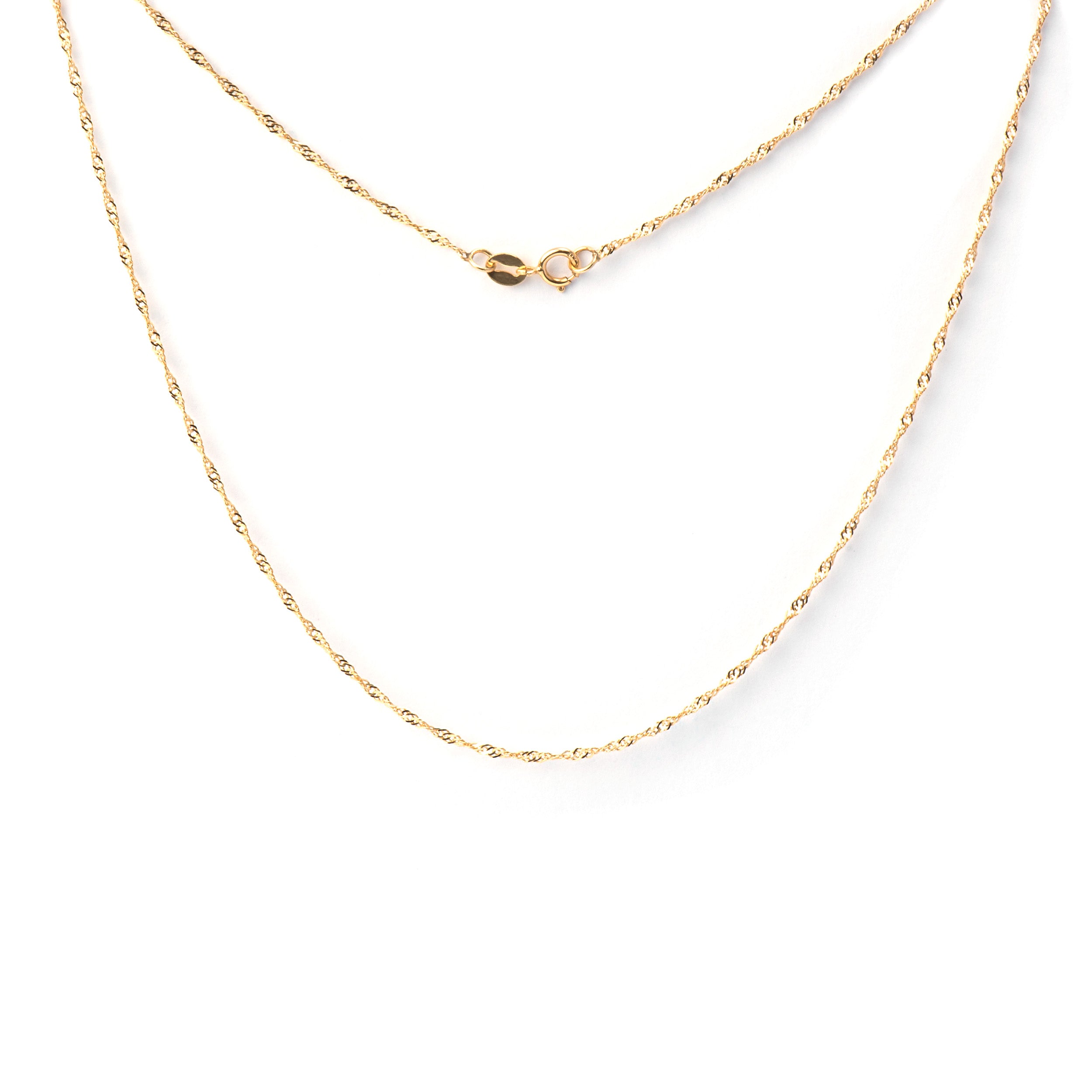 10K Gold Twisted Gold Choker