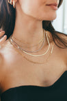 Diamond Cut Beaded Necklace
