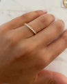 Pavé-Set Diamond Ring