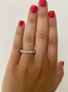 Double Gallery Eternity Band