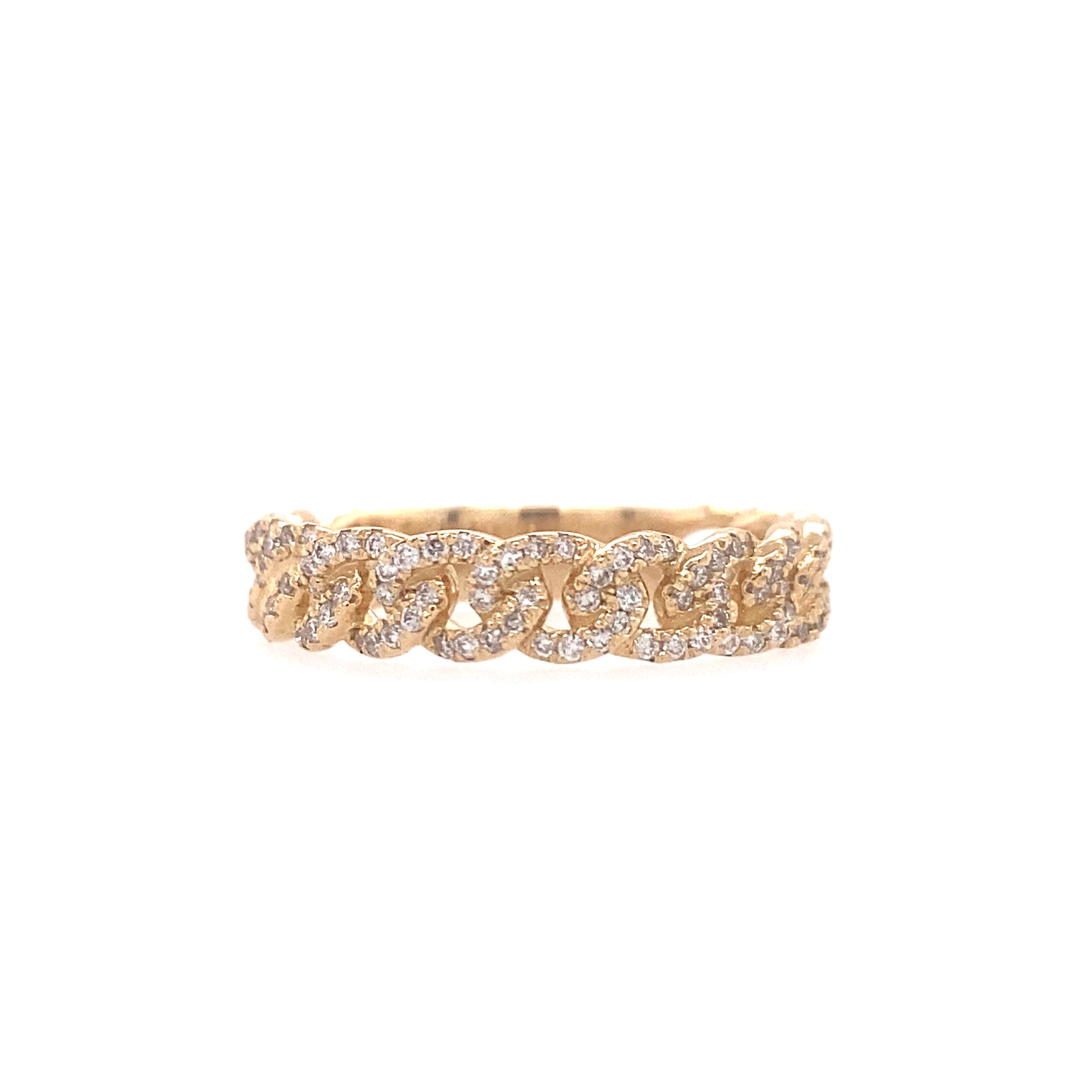 Diamond Curb Ring