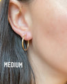 2mm Gold Hoops